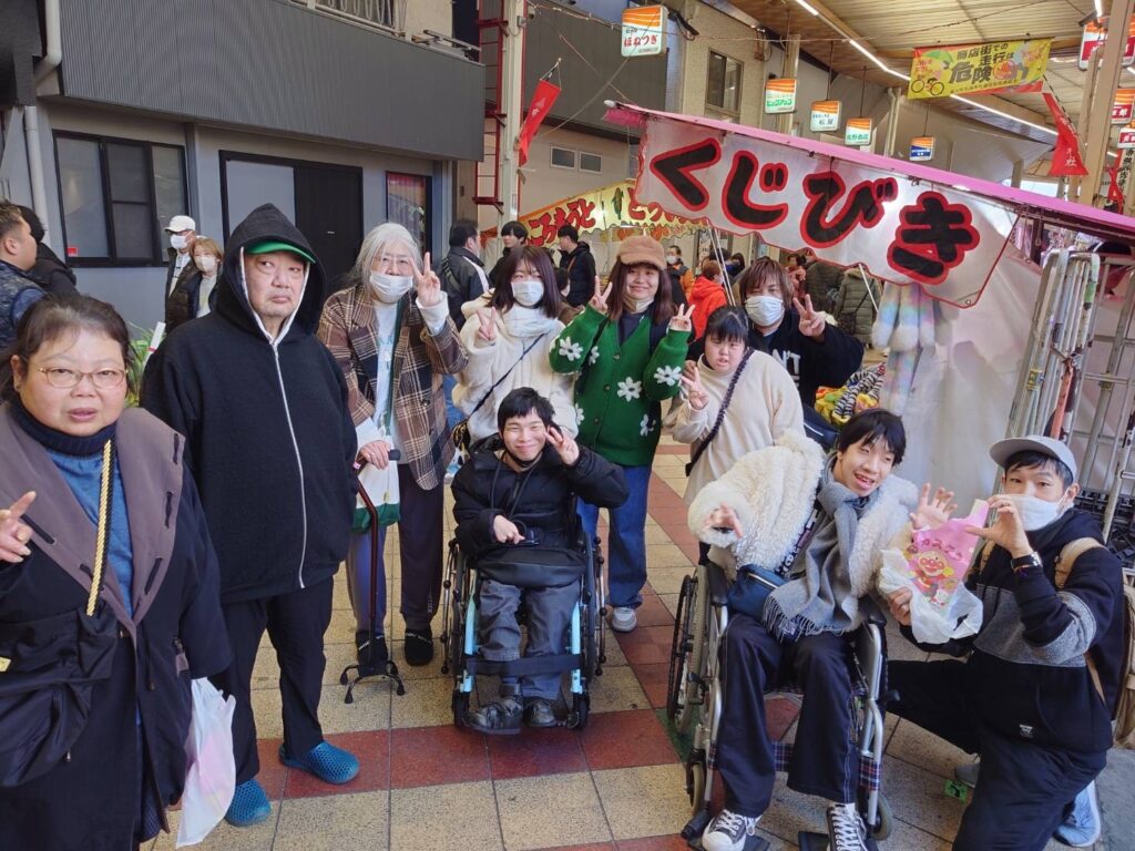 東大阪市　就労継続支援　b型事業所　ししまる　イベント紹介